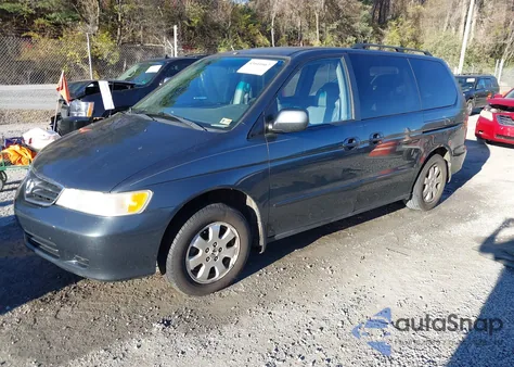 2003 Honda Odyssey Ex-L z USA, uszkodzony, nr VIN 5FNRL18903B081594